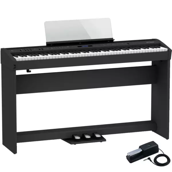 Roland FP-60X Black con Stand e Pedaliera
