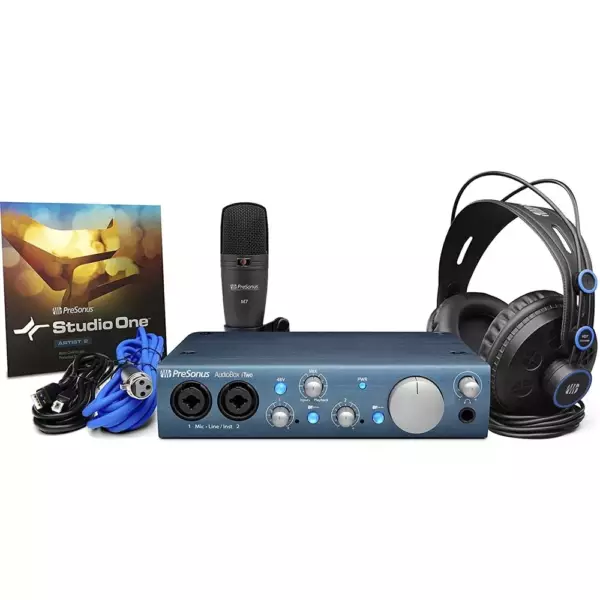 PRESONUS AUDIOBOX iTWO STUDIO kit completo per registrazione x mac windows ipad
