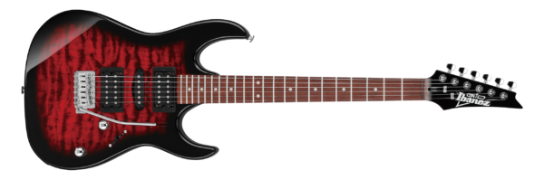 IBANEZ GRX70QA TRB Transparent Red Burst