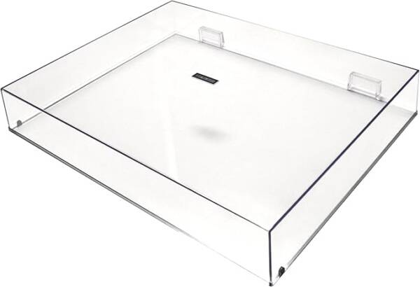 Reloop Rp-1000/2000/4000 Cover Pieghevole in Acrilico per Giradischi - Protegge da Polvere e Sporco, Trasparente.