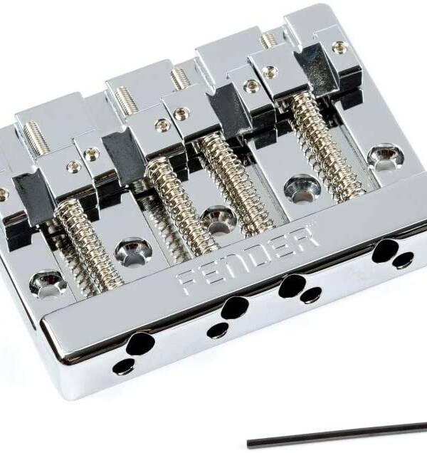 Fender Himass 4-String Bass Bridge Assembly With Zinc Saddles