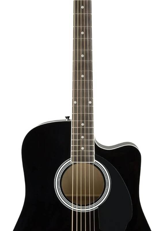FENDER FA-125CE Dreadnought WN Black