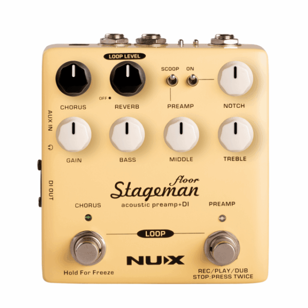 NUX NAP-5 Stageman Floor Acoustic Preamp DI